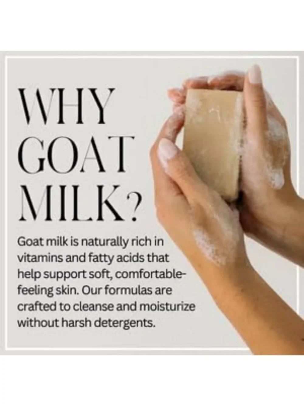 Natural Handmade Goat Milk Soap for Dry Skin Relief - Lemongrass Scent, 4 Pack